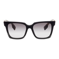 버버리 Burberry Black Square Acetate Sunglasses 241376F005008