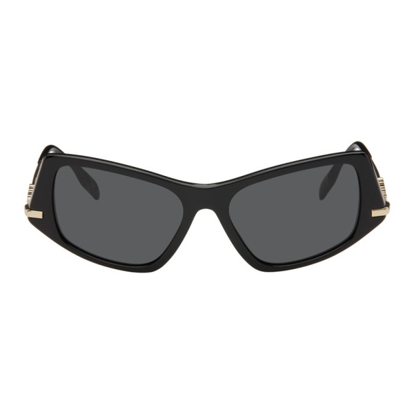 버버리 버버리 Burberry Black Cat-Eye Sunglasses 241376F005038