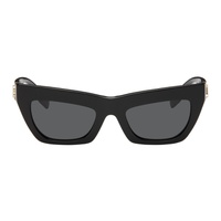버버리 Burberry Black Cat-Eye Sunglasses 241376F005041