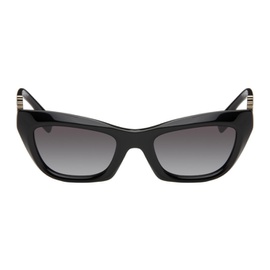 버버리 Burberry Black Cat-Eye Sunglasses 241376F005043