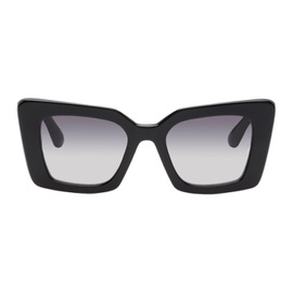 버버리 Burberry Black Cat-Eye Sunglasses 241376F005047