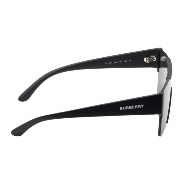 버버리 버버리 Burberry Black Shield Sunglasses 241376M134014