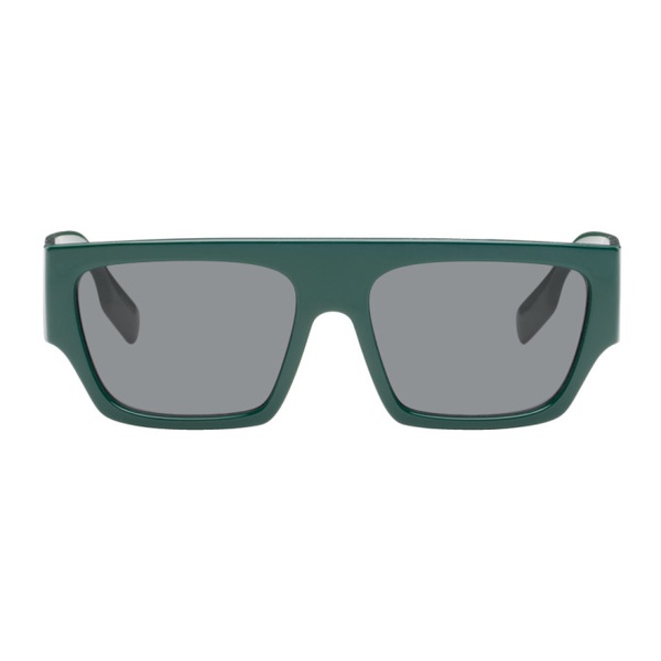 버버리 버버리 Burberry Green Square Sunglasses 241376M134015