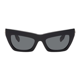 버버리 Burberry Black Cat-Eye Sunglasses 241376M134017