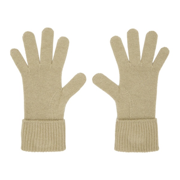 버버리 버버리 Burberry Beige Cashmere Blend Gloves 241376M135007