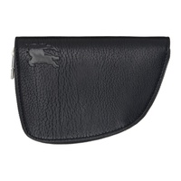 버버리 Burberry Black Medium Shield Zip Wallet 241376M164031