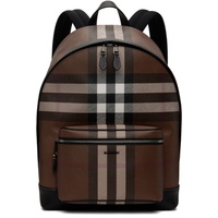 버버리 Burberry Brown Check Backpack 241376M166003