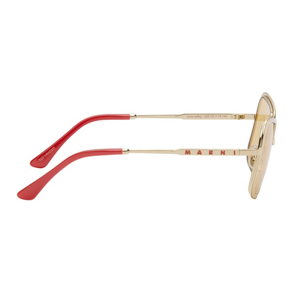 마르니 마르니 Marni Gold 레트로슈퍼퓨쳐 R에트로 ETROSUPERFUTURE 에디트 Edition Unila Valley Sunglasses 241379F005002