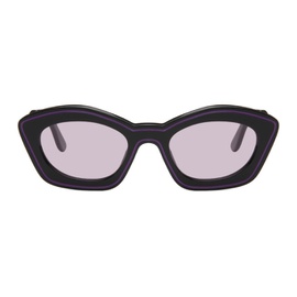 마르니 Marni Black & Purple 레트로슈퍼퓨쳐 R에트로 ETROSUPERFUTURE 에디트 Edition Kea Island Sunglasses 241379F005008