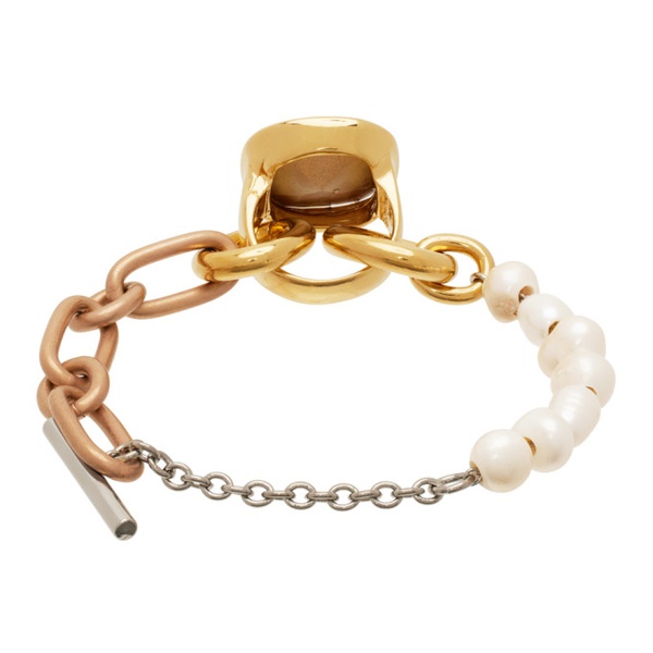 마르니 마르니 Marni Gold Ring Bracelet 241379F020006