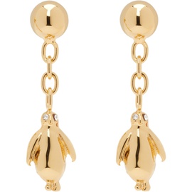 마르니 Marni Gold Charm Earrings 241379F022026