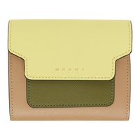마르니 Marni Multicolor Saffiano Leather Wallet 241379F040013