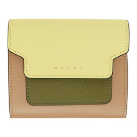마르니 Marni Multicolor Saffiano Leather Wallet 241379F040013