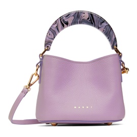 마르니 Marni Purple Venice Mini Bucket Bag 241379F046000
