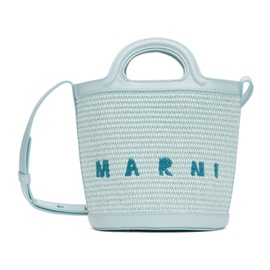 마르니 Marni Blue Small Tropicalia Bucket Bag 241379F048013