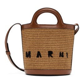 마르니 Marni Tan Tropicalia Mini Bucket Bag 241379F048015