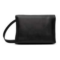 마르니 Marni Black Leather Mini Prisma Bag 241379F048050