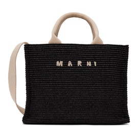 마르니 Marni Black Small Basket Bag 241379F049020