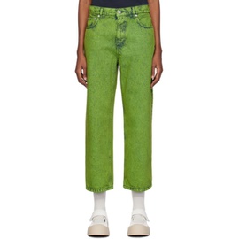 마르니 Marni Green Five-Pocket Jeans 241379F069004