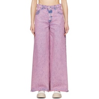 마르니 Marni Pink Flared Jeans 241379F069005