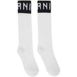 마르니 Marni Gray Mid-Calf Socks 241379F076009