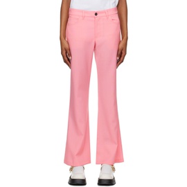 마르니 Marni Pink Flared Trousers 241379F087011