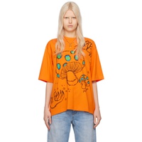 마르니 Marni SSENSE Exclusive Orange T-Shirt 241379F110000