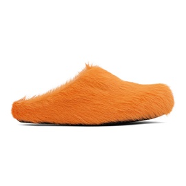 마르니 Marni Orange Fussbett Sabot Slip-On Loafers 241379F121026