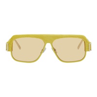 마르니 Marni Yellow Burullus Sunglasses 241379M134030