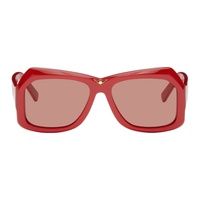 마르니 Marni Red Tiznit Sunglasses 241379M134035