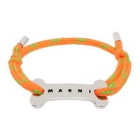 마르니 Marni Orange Cord Bracelet 241379M142003