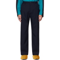 마르니 Marni Blue Four-Pocket Trousers 241379M191006