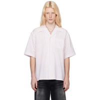 마르니 Marni White Striped Shirt 241379M192024