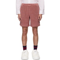 마르니 Marni Pink Striped Shorts 241379M193014