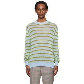 마르니 Marni Blue Stripe Sweater 241379M201003