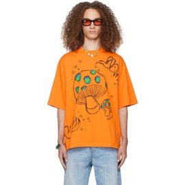 마르니 Marni SSENSE Exclusive Orange T-Shirt 241379M213000