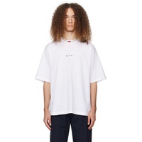 마르니 Marni White Printed T-Shirt 241379M213009