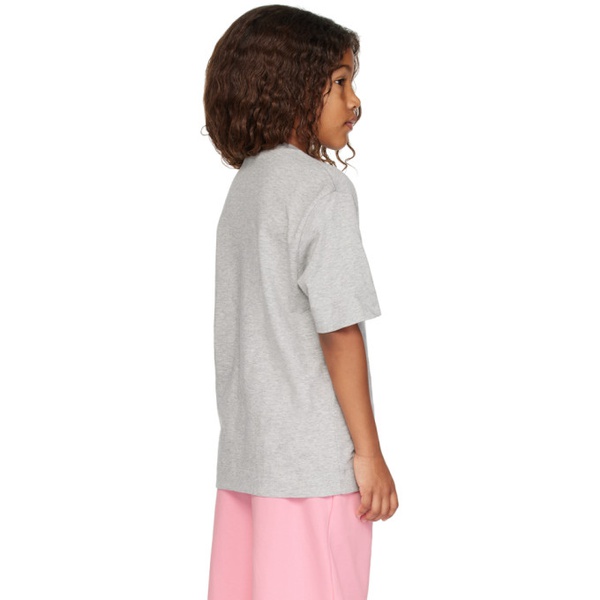 마르니 마르니 Marni Kids Gray Patch Pocket T-Shirt 241379M703004