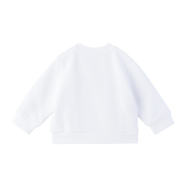 마르니 마르니 Marni Baby White Embroidered Sweatshirt 241379M718001