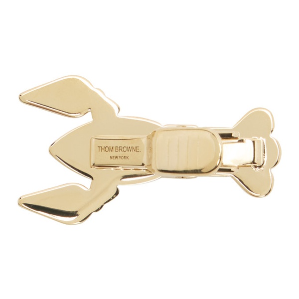 톰브라운 톰브라운 Thom Browne Gold Lobster Tie Bar 241381M149000