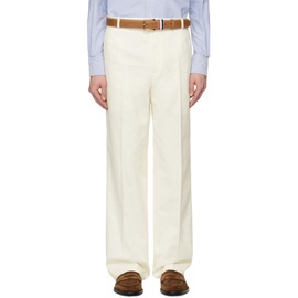 톰브라운 Thom Browne White Low-Rise Trousers 241381M191003