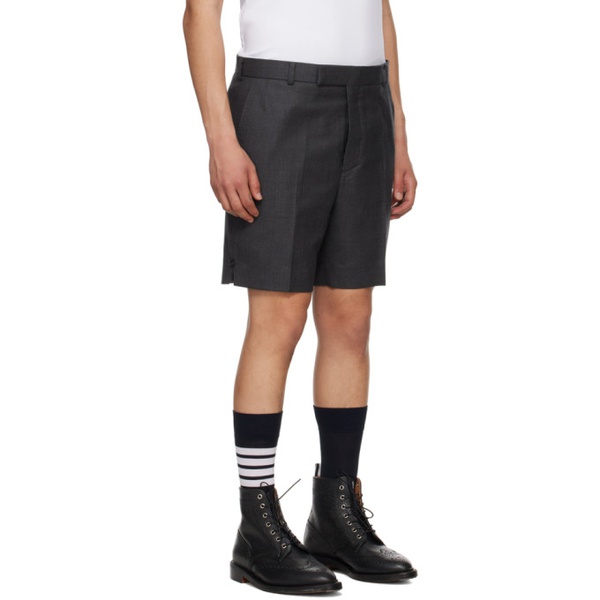 톰브라운 톰브라운 Thom Browne Gray Sack Mini Shorts 241381M191006