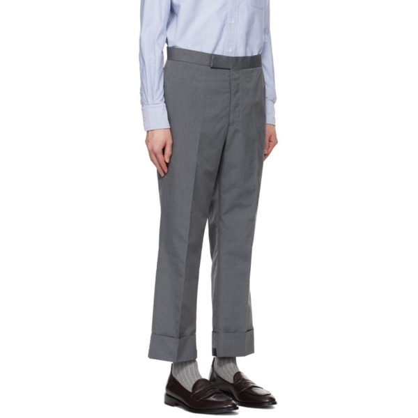 톰브라운 톰브라운 Thom Browne Gray Classic Trousers 241381M191008