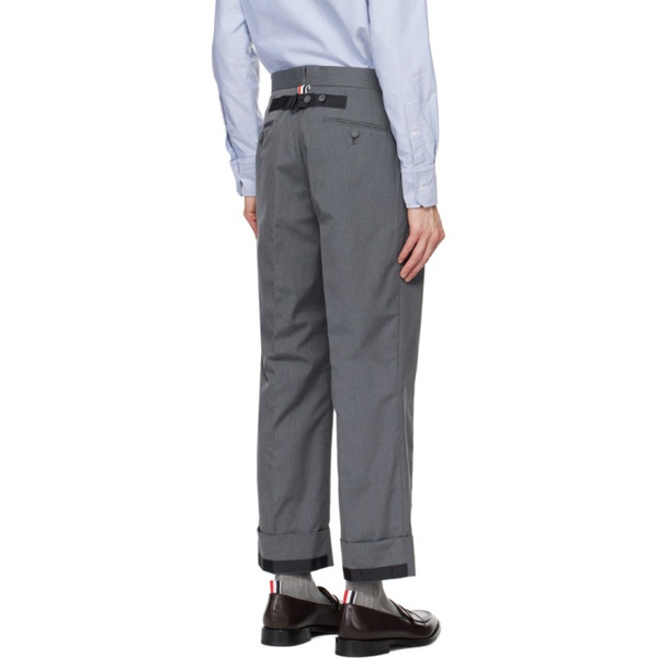 톰브라운 톰브라운 Thom Browne Gray Classic Trousers 241381M191008