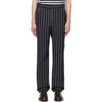 톰브라운 Thom Browne Navy Stripe Classic Trousers 241381M191011