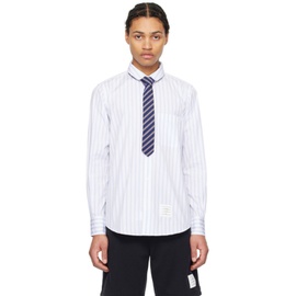톰브라운 Thom Browne White Striped Shirt 241381M192009