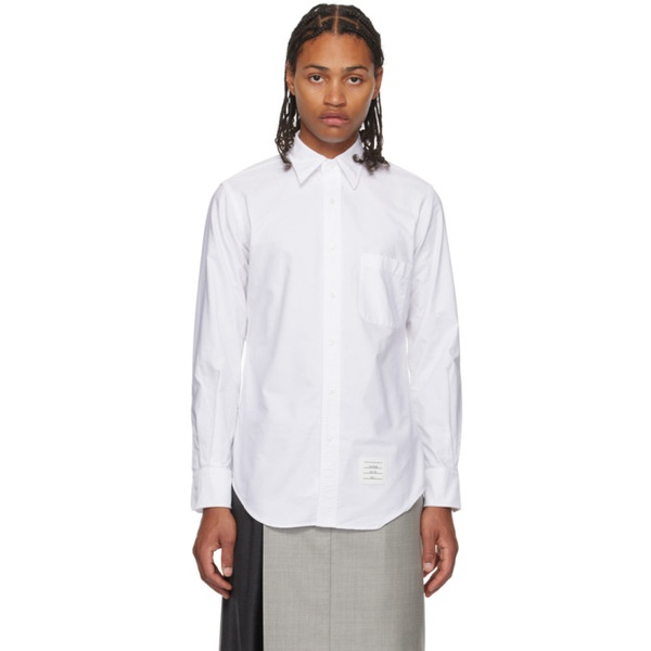 톰브라운 톰브라운 Thom Browne White Classic Shirt 241381M192030