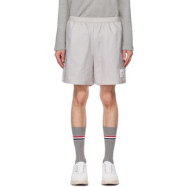 톰브라운 Thom Browne Gray Piping Shorts 241381M193006
