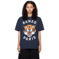 Navy Kenzo Paris Lucky Tiger T-Shirt 241387F110000