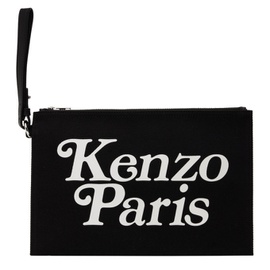 Black Kenzo Paris Large Pouch 241387M171000